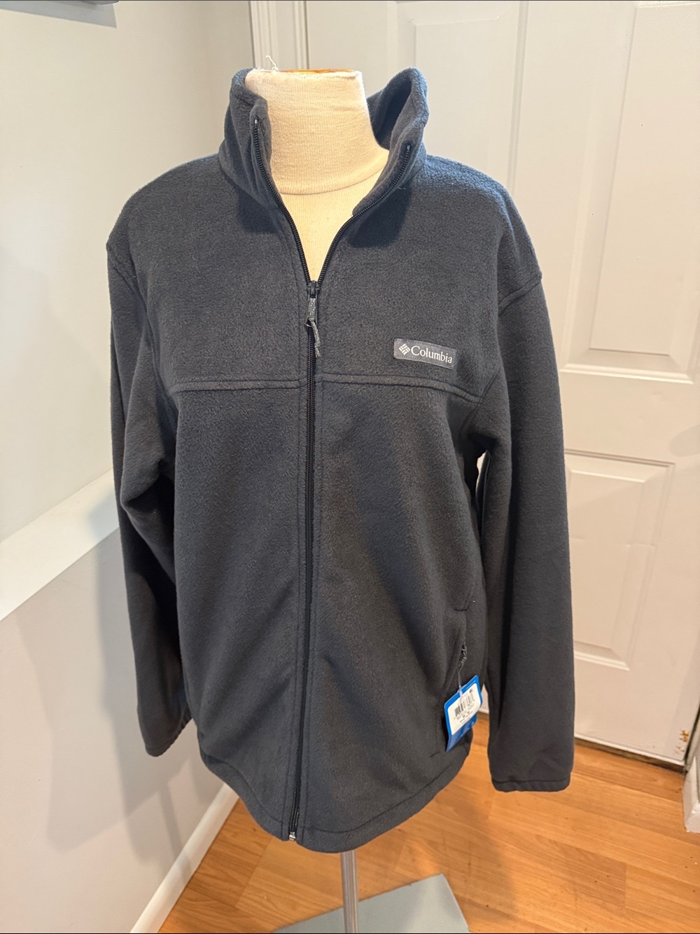 Columbia Charcoal Gray Full-Zip Fleece Jacket
